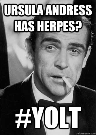 Ursula Andress has Herpes? #YOLT  