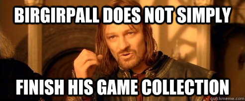 Birgirpall does not simply Finish his game collection  One Does Not Simply