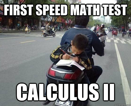 first speed math test calculus ii - first speed math test calculus ii  Asian homework kid