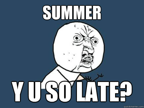 SUMMer y u so late?  Y U No