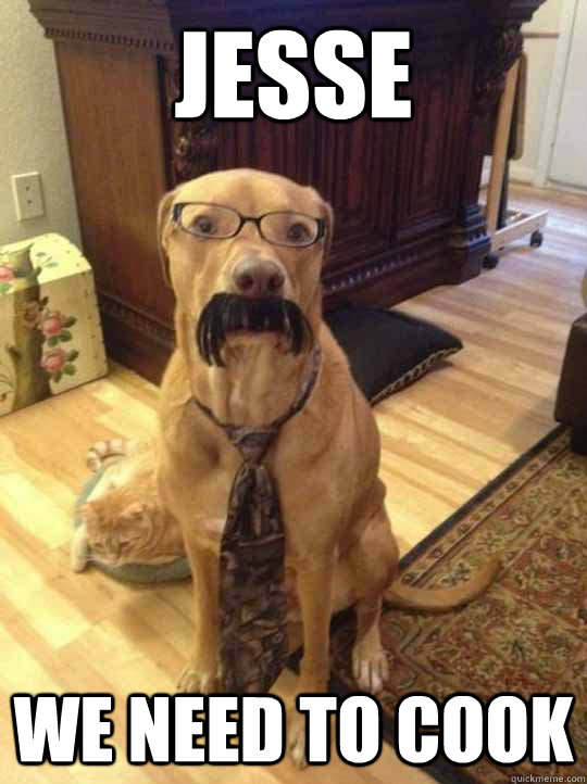 Jesse We need to cook  Barking Bad