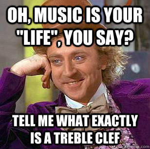 Oh, music is your 