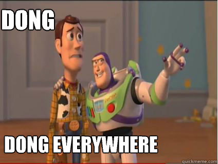 DONG DONG EVERYWHERE  woody and buzz