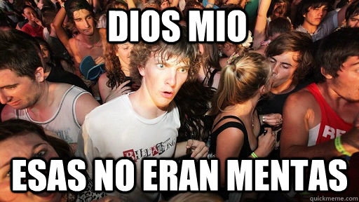 Dios mio esas no eran mentas  Sudden Clarity Clarence