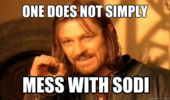 One Does Not Simply mess with sodi  Boromir