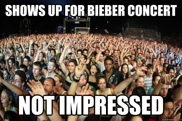 Shows up for Bieber Concert Not impressed - Shows up for Bieber Concert Not impressed  Token Black Guy