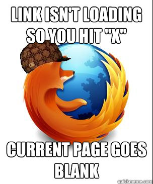 Link Isn't loading so you hit 