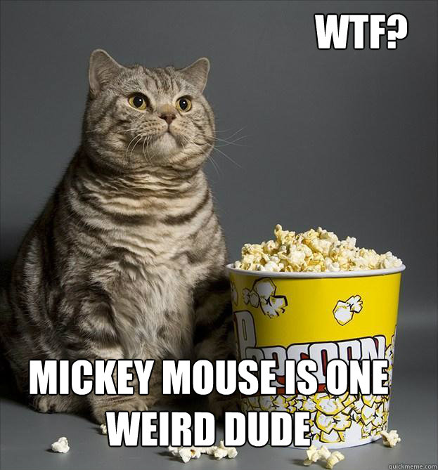 WTF? Mickey Mouse is one weird dude  Critic Cat