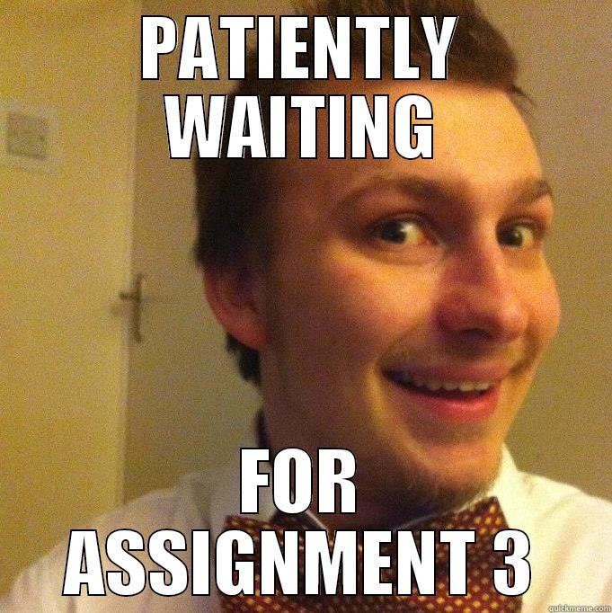 PATIENTLY WAITING - PATIENTLY WAITING FOR ASSIGNMENT 3 Misc