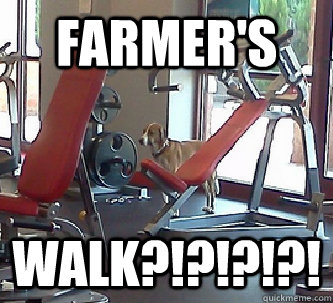 Farmer's Walk?!?!?!?! - Farmer's Walk?!?!?!?!  Fitness Dog