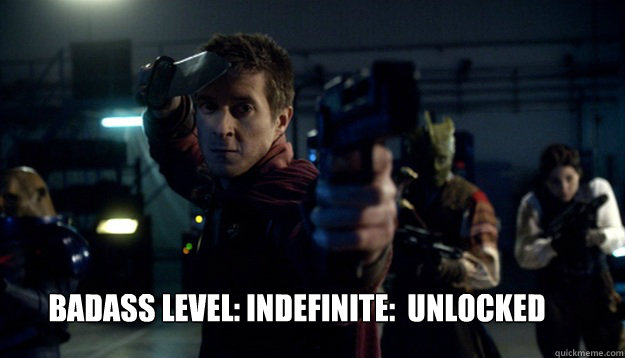 Badass level: Indefinite:  Unlocked - Badass level: Indefinite:  Unlocked  Rory Williams