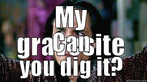MY GRAVESITE CAN YOU DIG IT? Misc