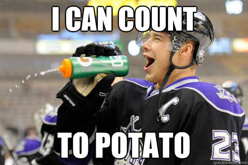 I Can count to potato  