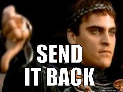  SEND IT BACK Downvoting Roman