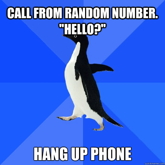 Call from random number. 