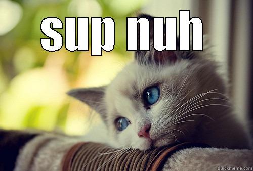 SUP NUH  First World Problems Cat