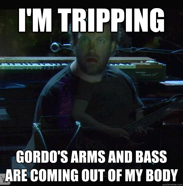 I'm tripping gordo's arms and bass are coming out of my body   - I'm tripping gordo's arms and bass are coming out of my body    Misc