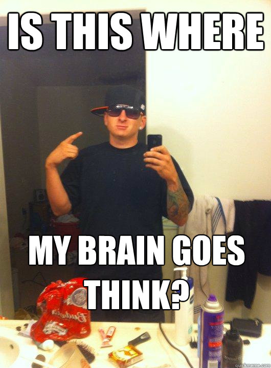 Is this where my brain goes think?  This Guy Guy