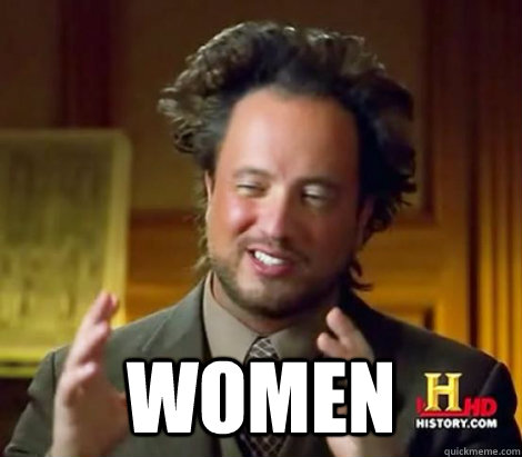  women  Aliens Dude