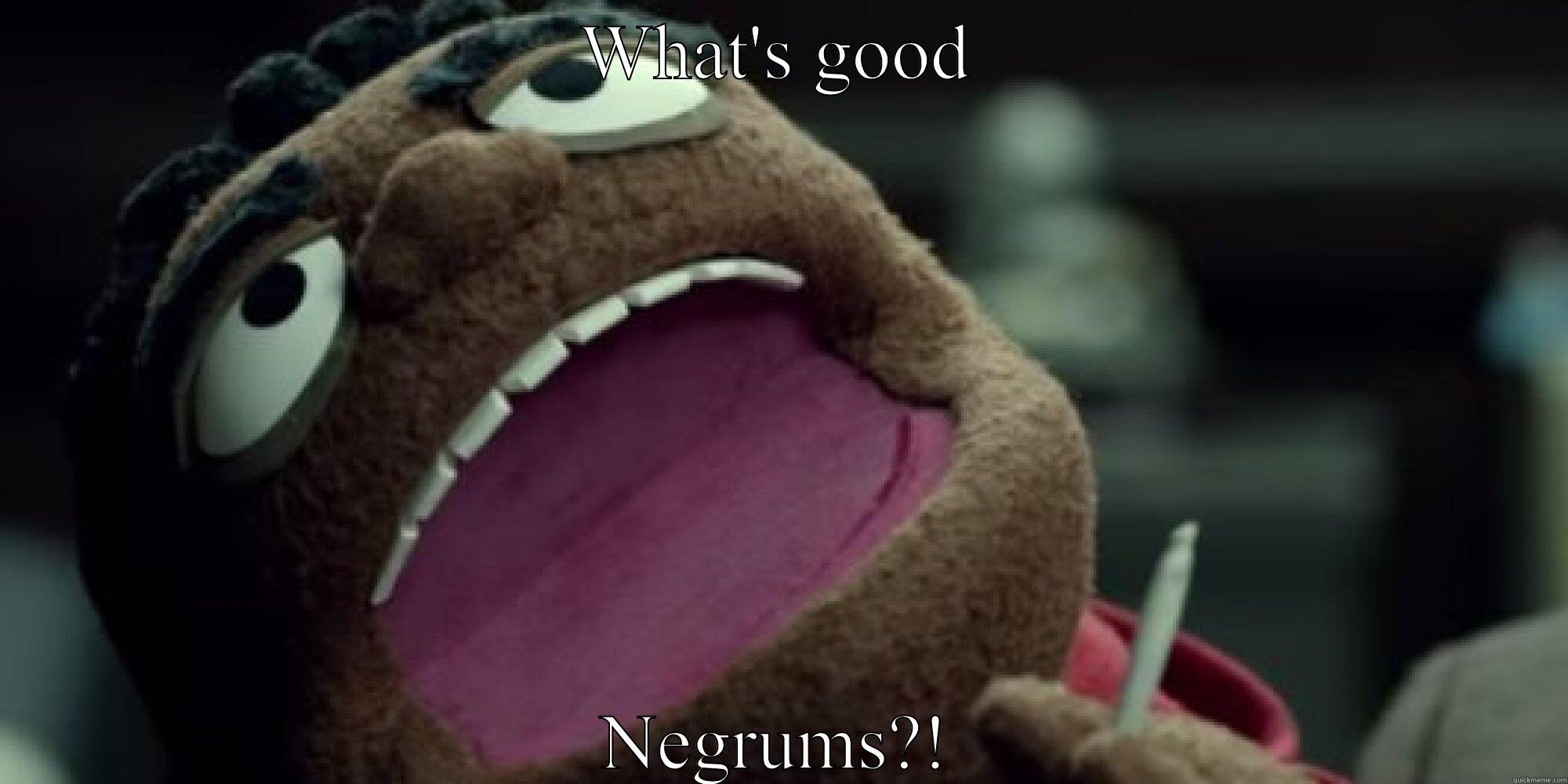 WHAT'S GOOD NEGRUMS?! Misc