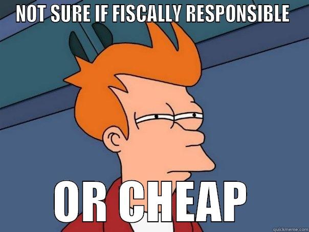 NOT SURE IF FISCALLY RESPONSIBLE OR CHEAP Futurama Fry