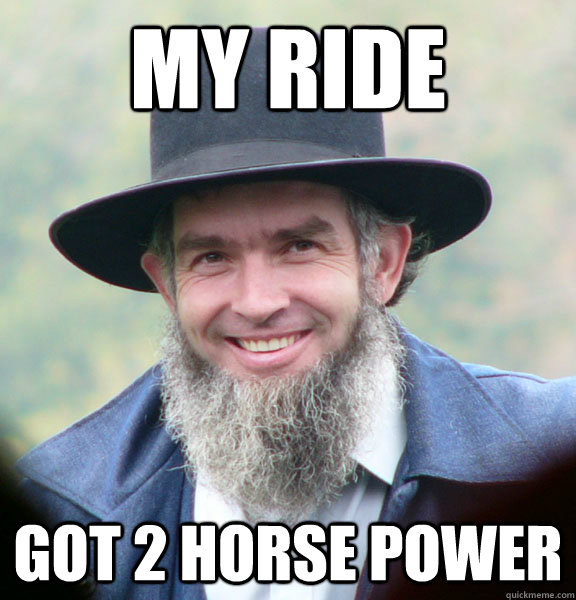 My Ride Got 2 Horse Power  