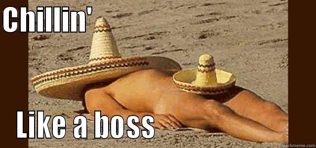 CHILLIN'                                          LIKE A BOSS                           Misc