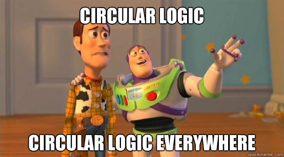 Circular Logic Circular Logic Everywhere  Buzz Glitter