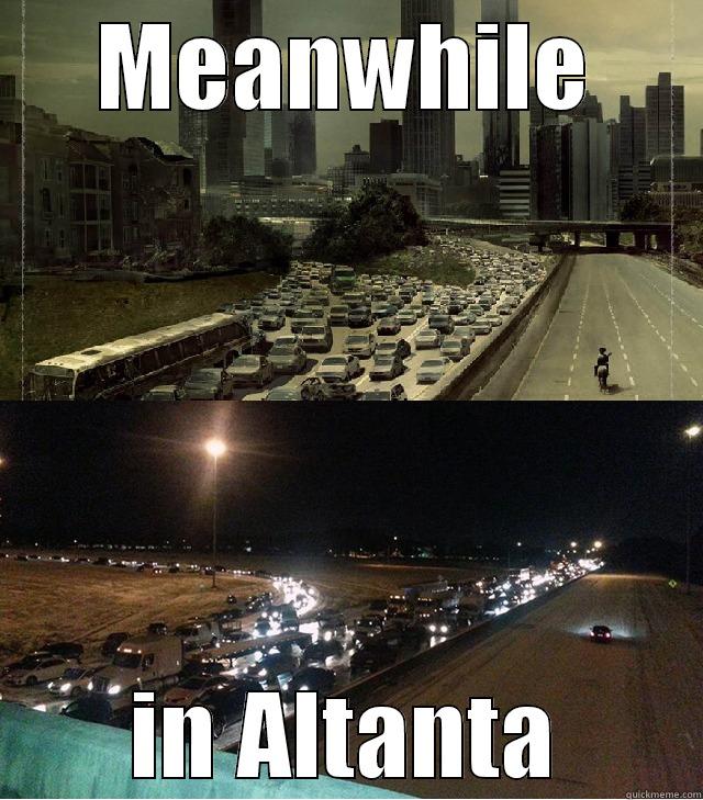 Walking Dead Atlanta Snowstorm - MEANWHILE IN ALTANTA Misc