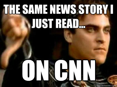 The same news story I just read... On CNN  Downvoting Roman