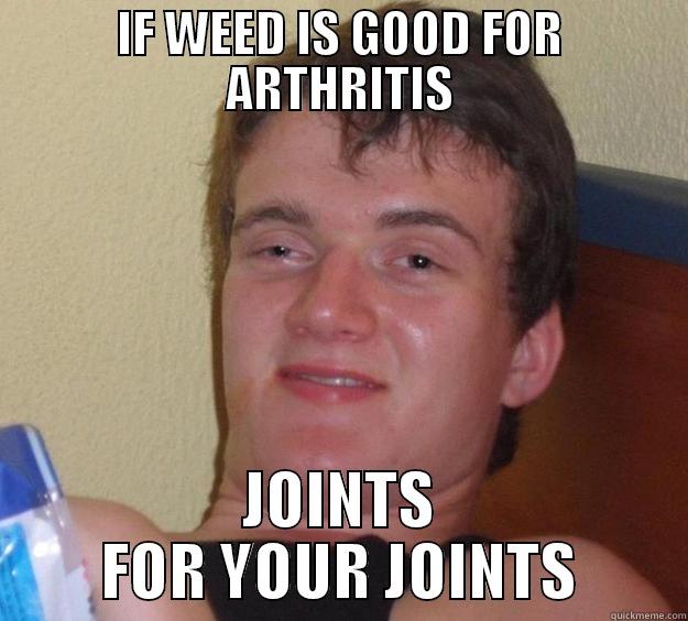 IF WEED IS GOOD FOR ARTHRITIS JOINTS FOR YOUR JOINTS 10 Guy