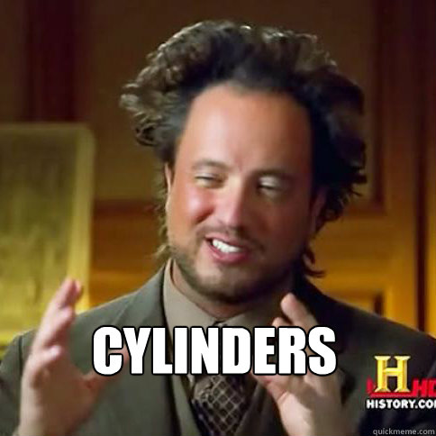 cylinders  - cylinders   Aliens guy says men