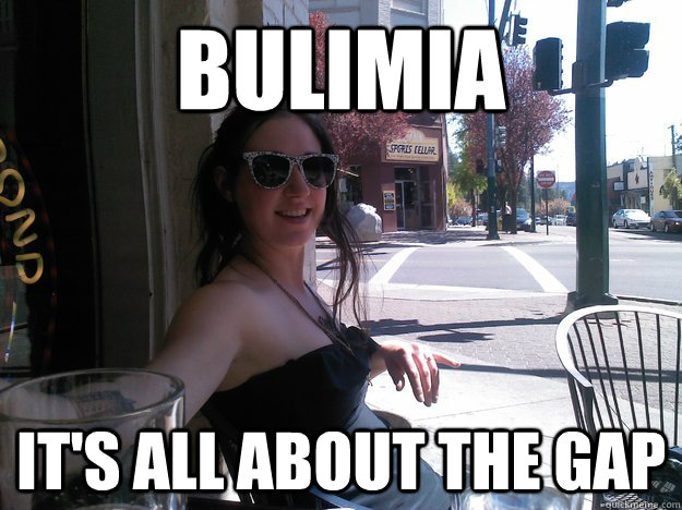 bulimia It's all about the gap - bulimia It's all about the gap  Nerdy Slut