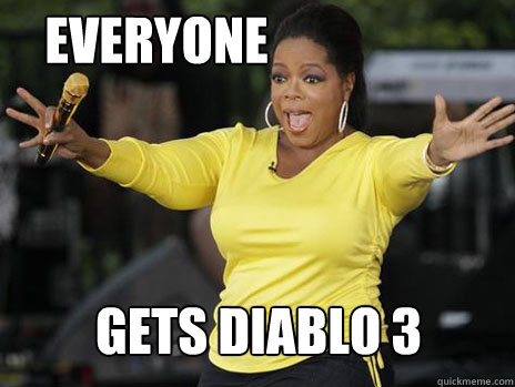 Everyone GETS DIABLO 3 - Everyone GETS DIABLO 3  Oprah Loves Ham