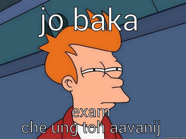 JO BAKA EXAM CHE UNG TOH AAVANIJ Futurama Fry