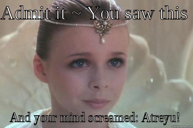 ADMIT IT ~ YOU SAW THIS  AND YOUR MIND SCREAMED: ATREYU! Misc