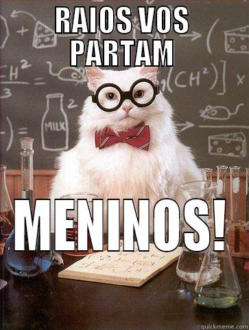 RAIOS VOS PARTAM MENINOS! Science Cat