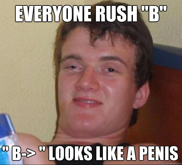 Everyone rush 
