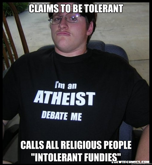 Claims to be tolerant Calls all religious people 