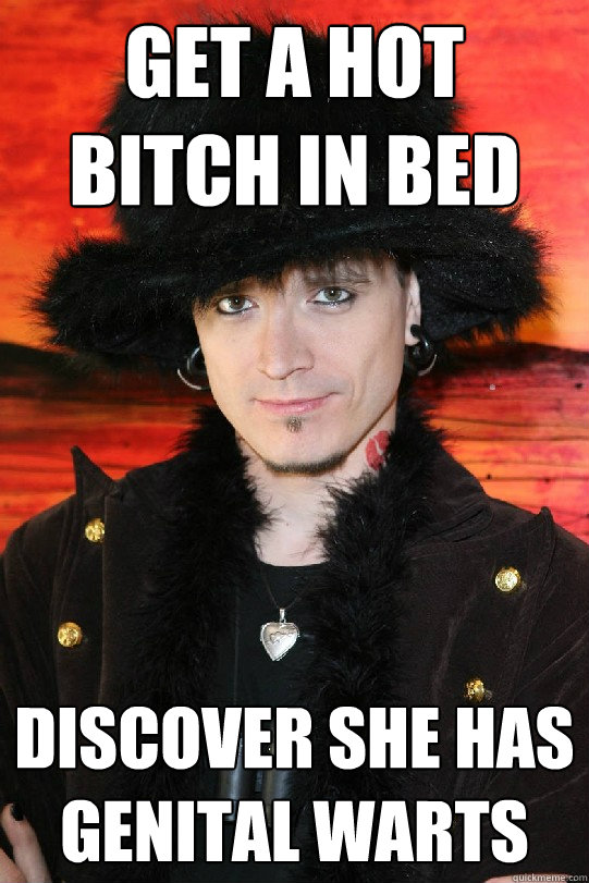 Get a hot bitch in bed discover she has genital warts  Lolgame