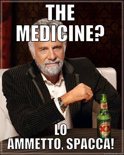 THE MEDICINE? LO AMMETTO, SPACCA! The Most Interesting Man In The World