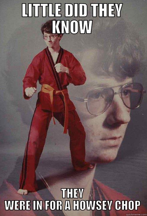 LITTLE DID THEY KNOW THEY WERE IN FOR A HOWSEY CHOP Karate Kyle