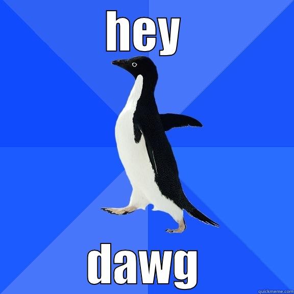 HEY DAWG Socially Awkward Penguin
