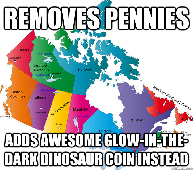 removes pennies adds awesome glow-in-the-dark dinosaur coin instead - removes pennies adds awesome glow-in-the-dark dinosaur coin instead  Misc