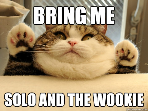 Bring me Solo and the wookie - Bring me Solo and the wookie  jabba cat