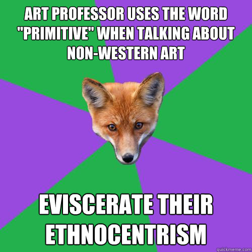 art professor uses the word 