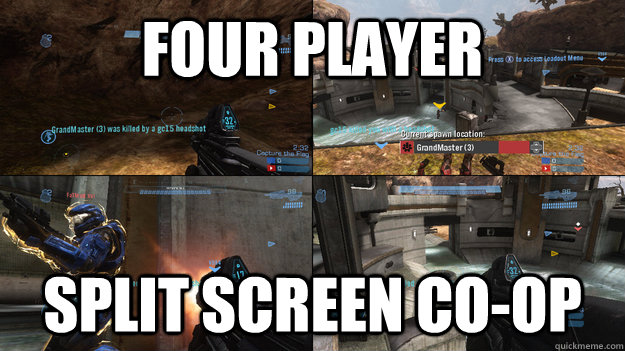 Four player  Split screen Co-op - Four player  Split screen Co-op  Misc