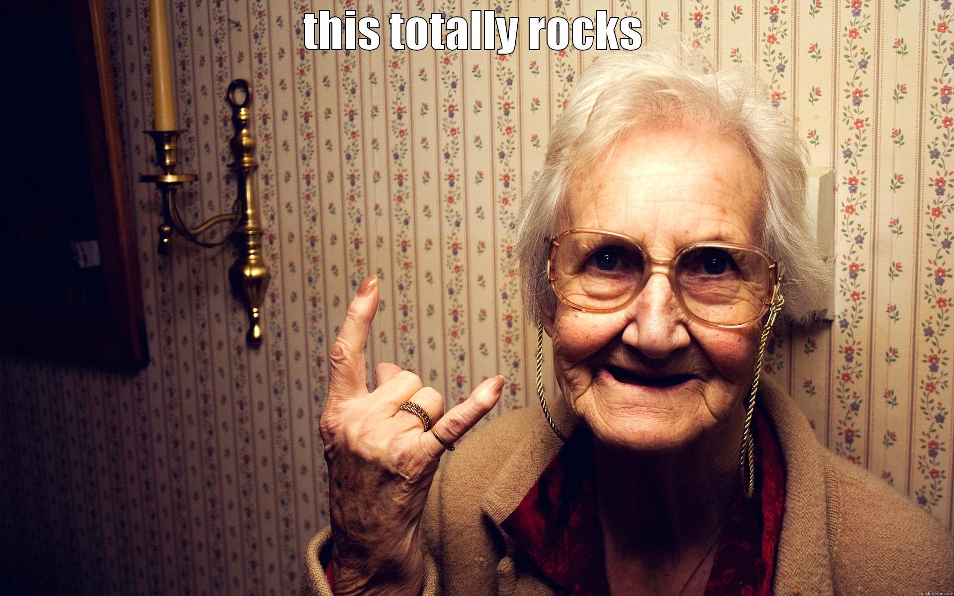 grannyrocking! really not funny enough? - THIS TOTALLY ROCKS  Misc