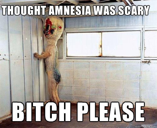 Thought amnesia was scary Bitch please  SCP-173