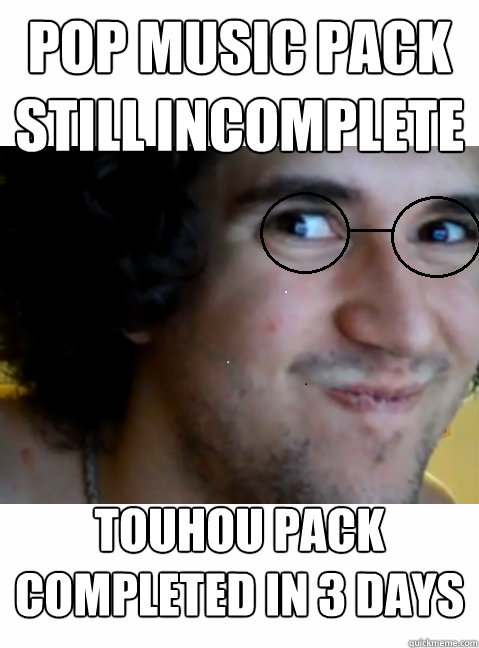 pop music pack still incomplete touhou pack completed in 3 days - pop music pack still incomplete touhou pack completed in 3 days  HIPSTER STEPMANIA